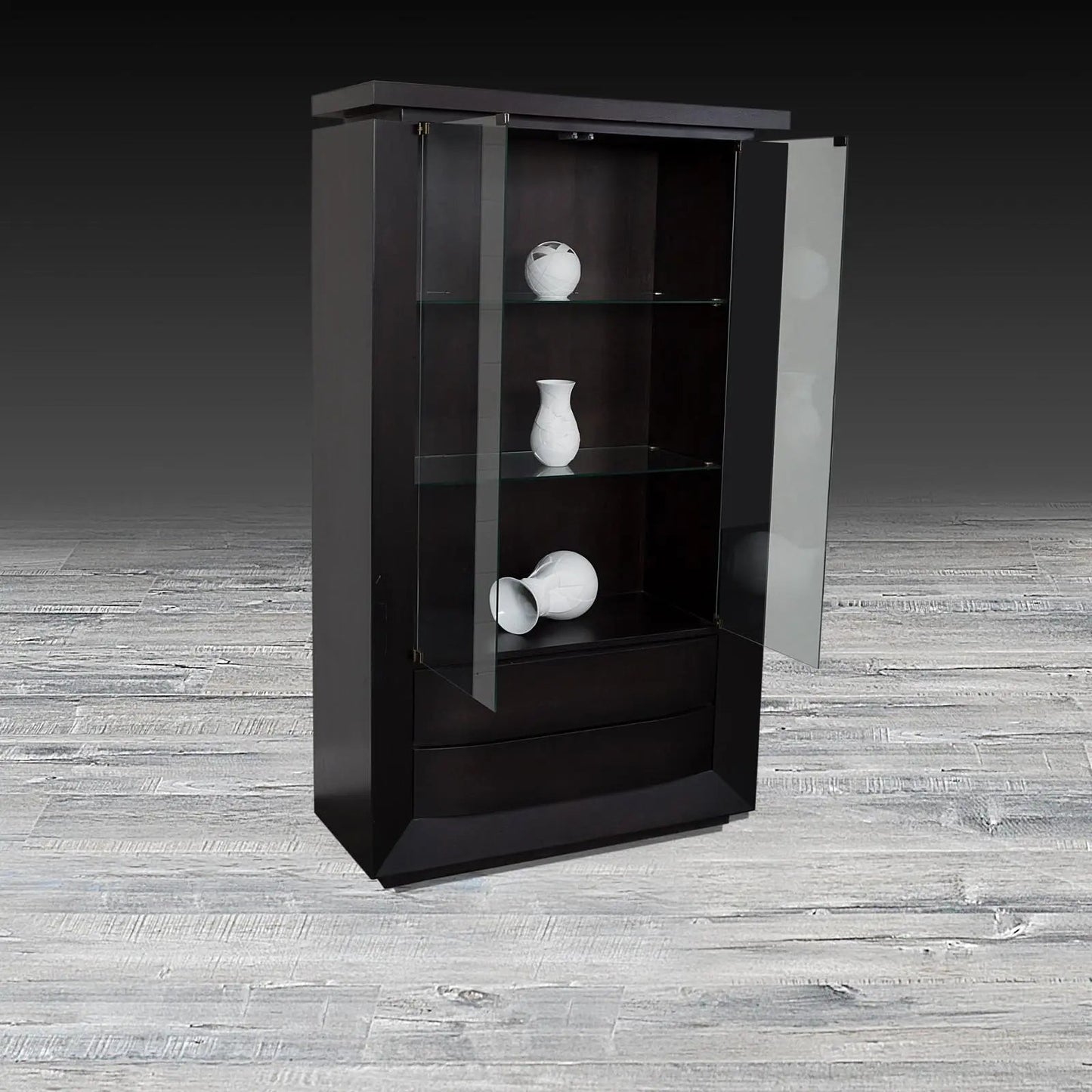 Torino Contemporary Curio Cabinet