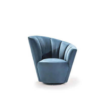 Tulip Laf Blue Accent Chair