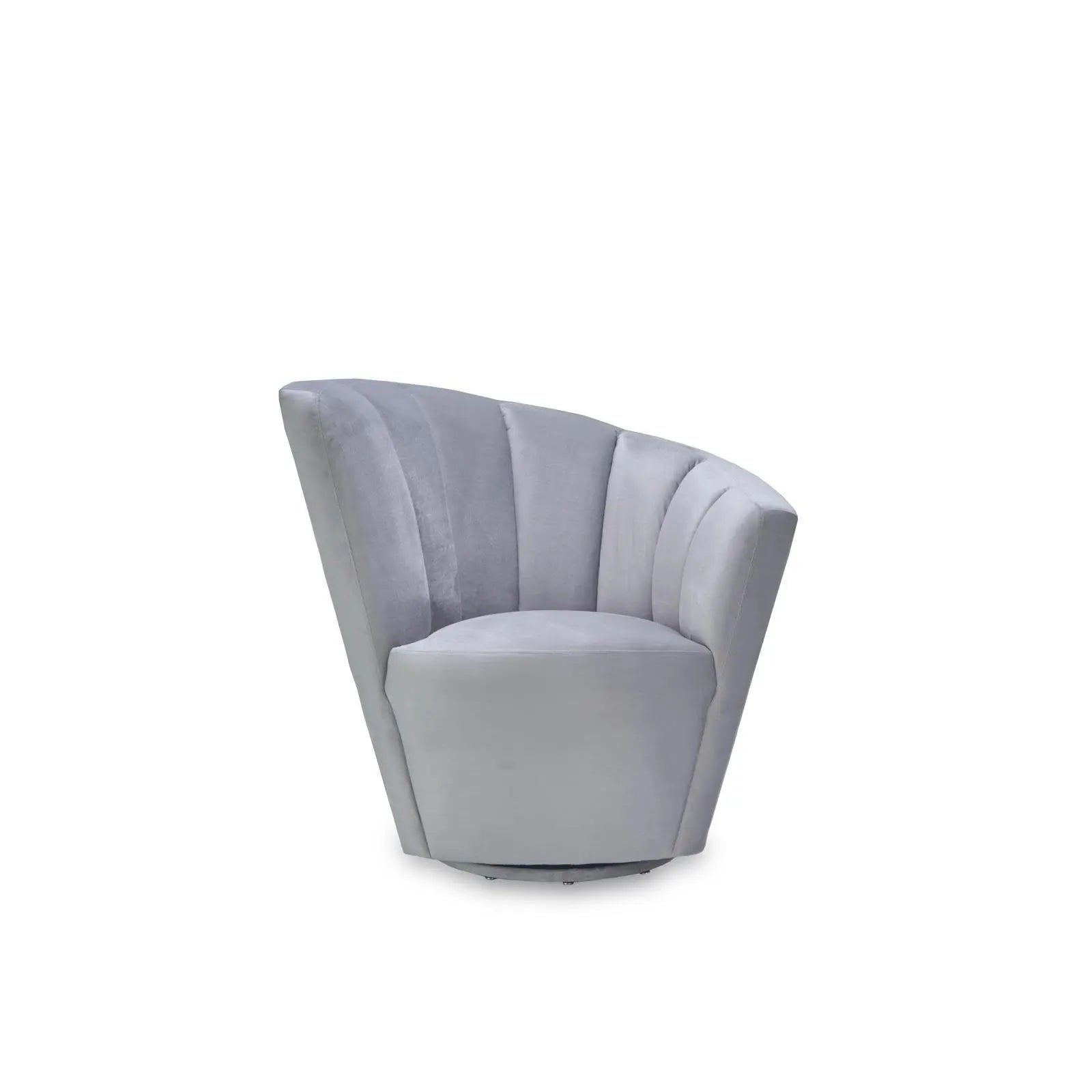 Tulip Laf Gray Accent Chair