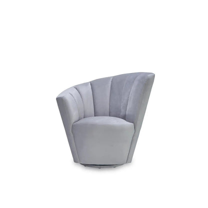 Tulip Raf Gray Accent Chair RG