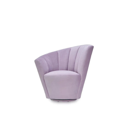 Tulip Raf Purple Accent Chair
