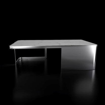 Tullio Smoked Black Rectangular Coffee Table for Stylish Spaces