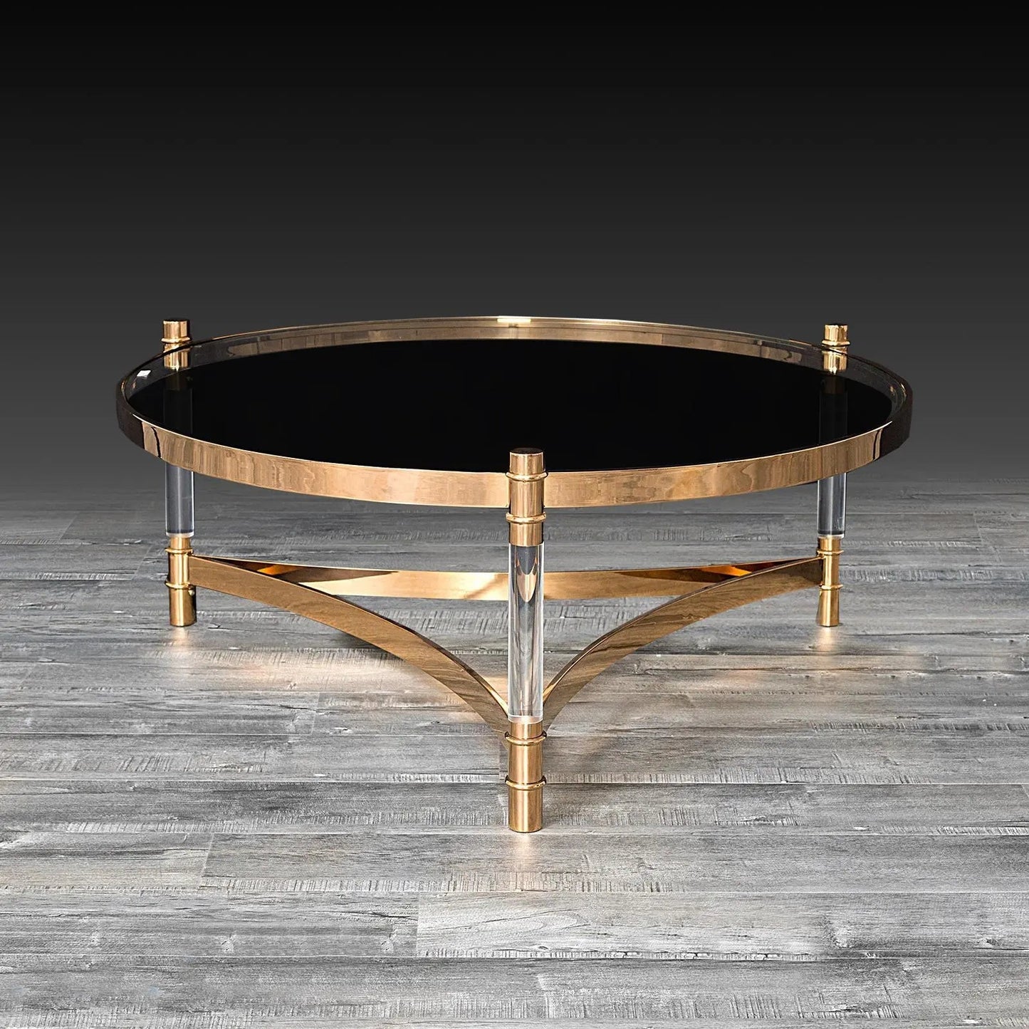Varossi Round Glass Coffee Table
