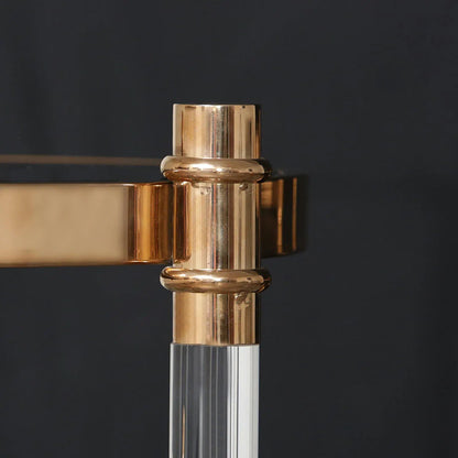 Varossi Round Glass Coffee Table