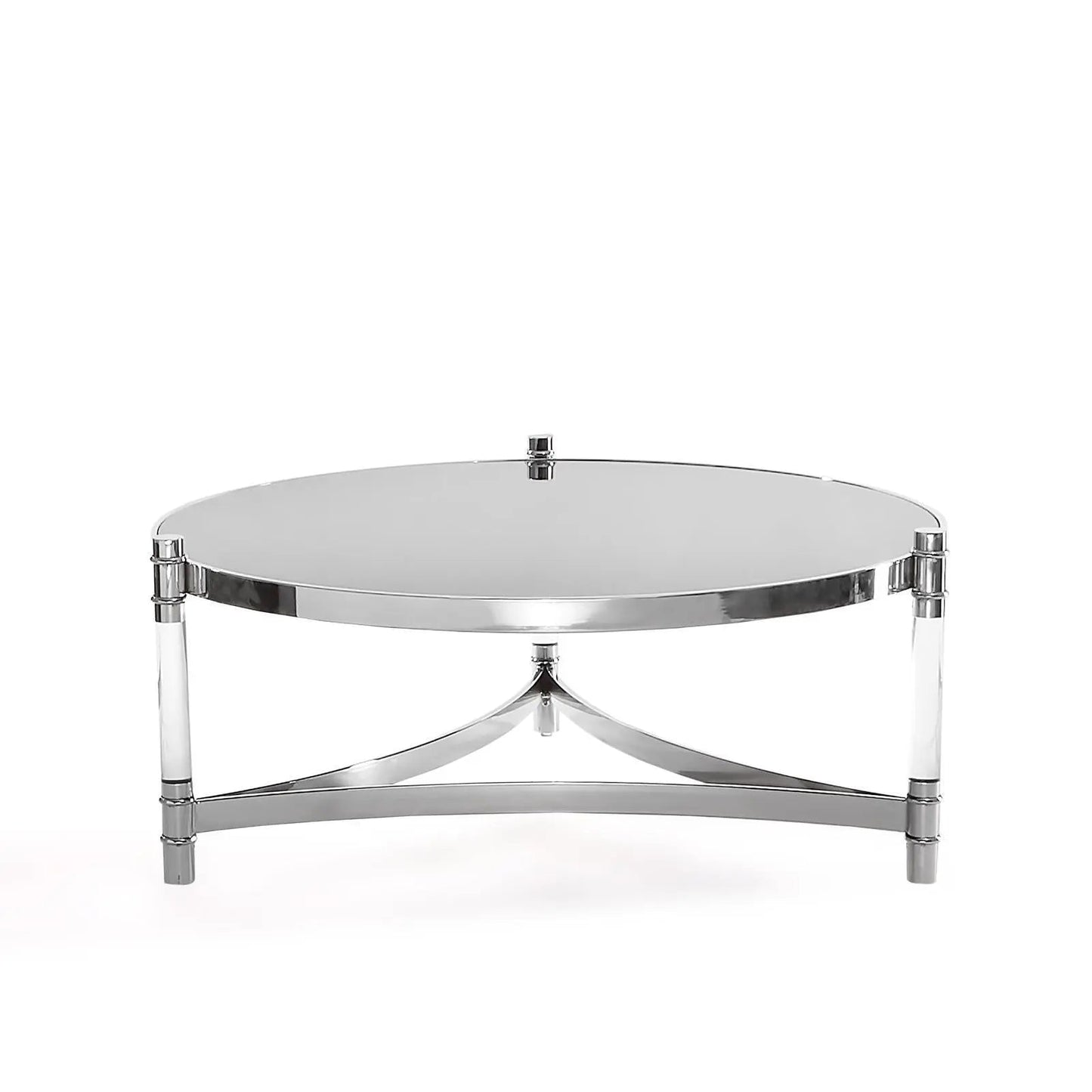 Varossi Round Silver Coffee Table