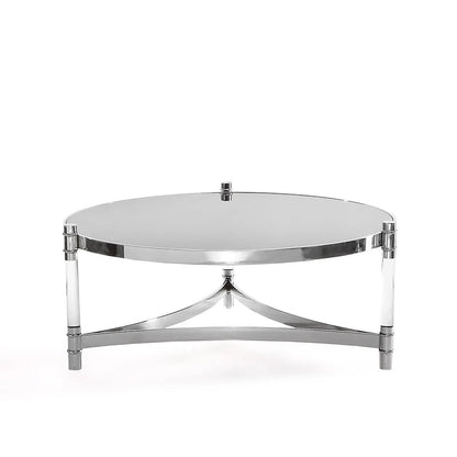 Varossi Round Silver Coffee Table