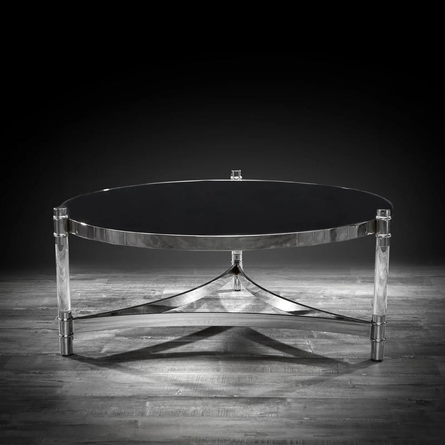 Varossi Round Glass Coffee Table