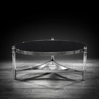 Varossi Round Glass Coffee Table