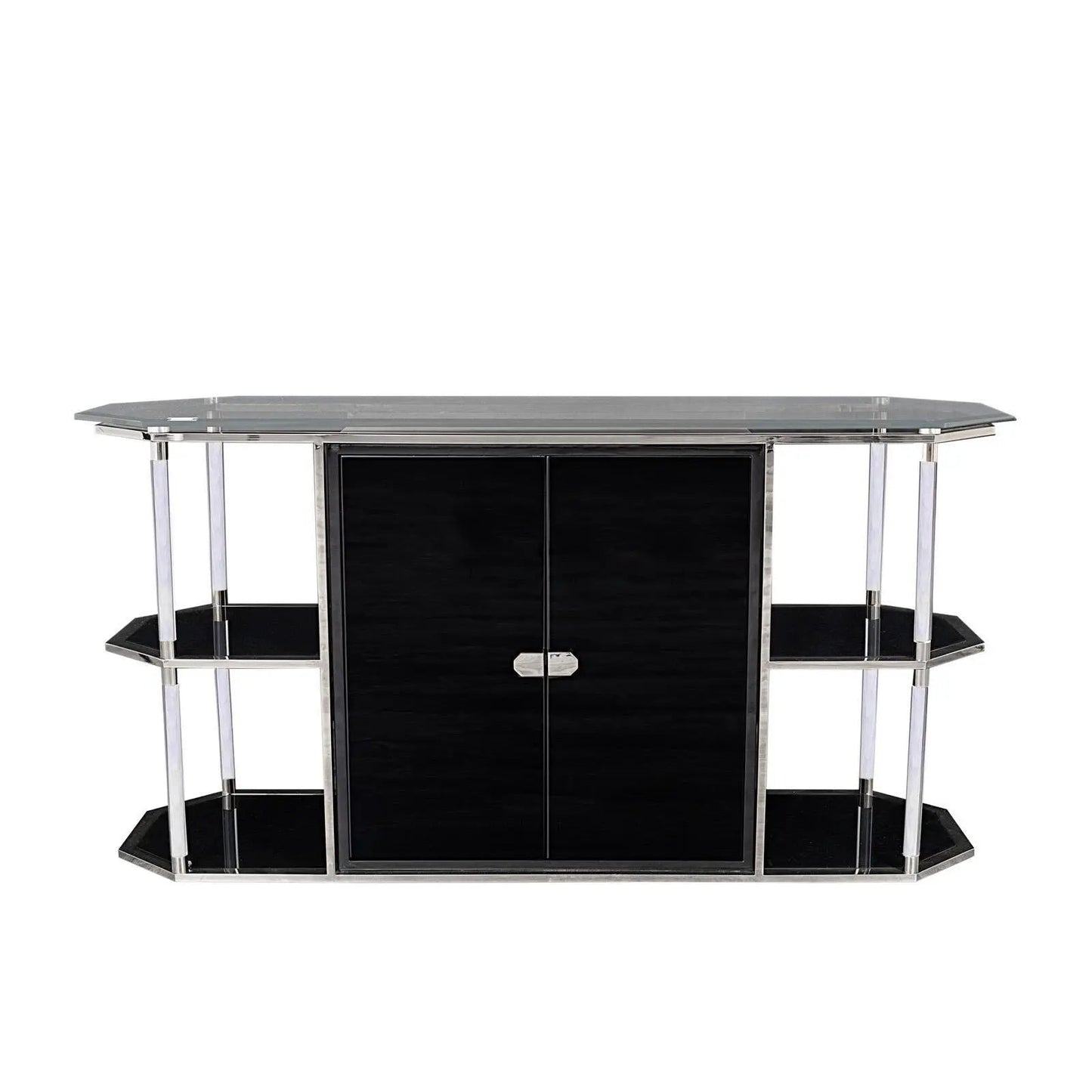 Varossi Buffet in Sleek Silver Finish