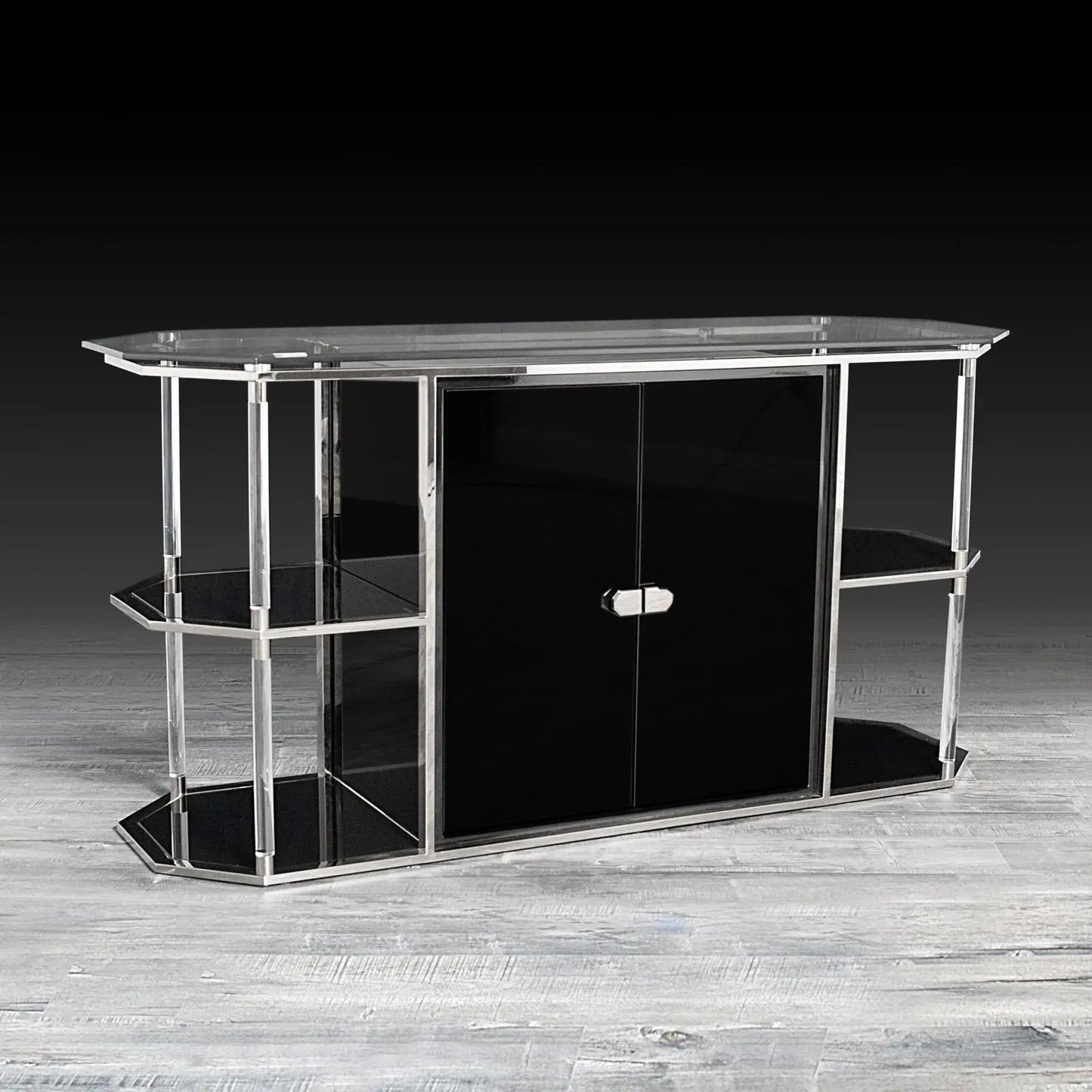 Varossi Buffet in Sleek Silver Finish