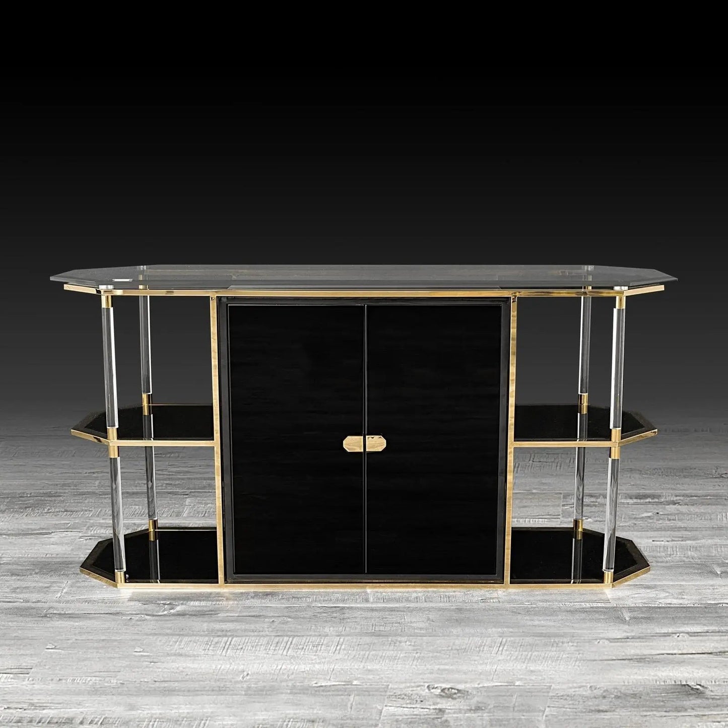 Varossi Buffet in Titanium Gold Finish