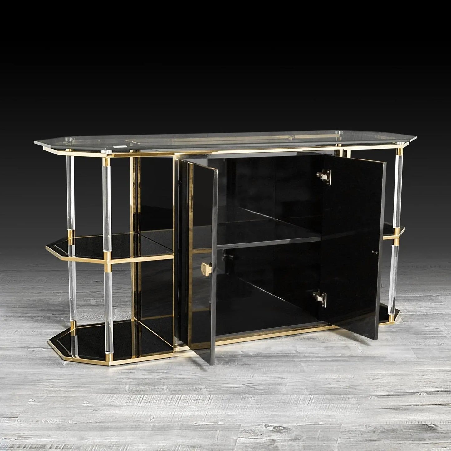 Varossi Buffet in Titanium Gold Finish