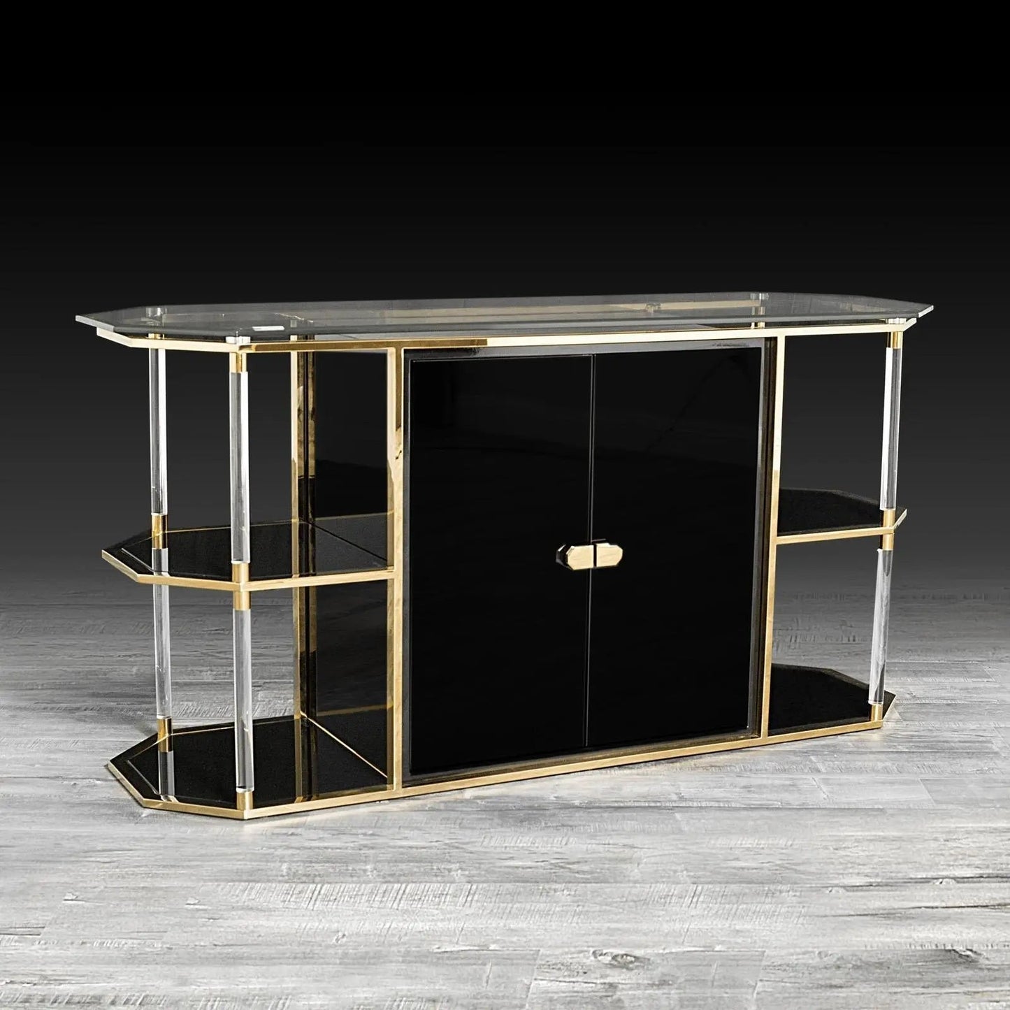 Varossi Buffet in Titanium Gold Finish