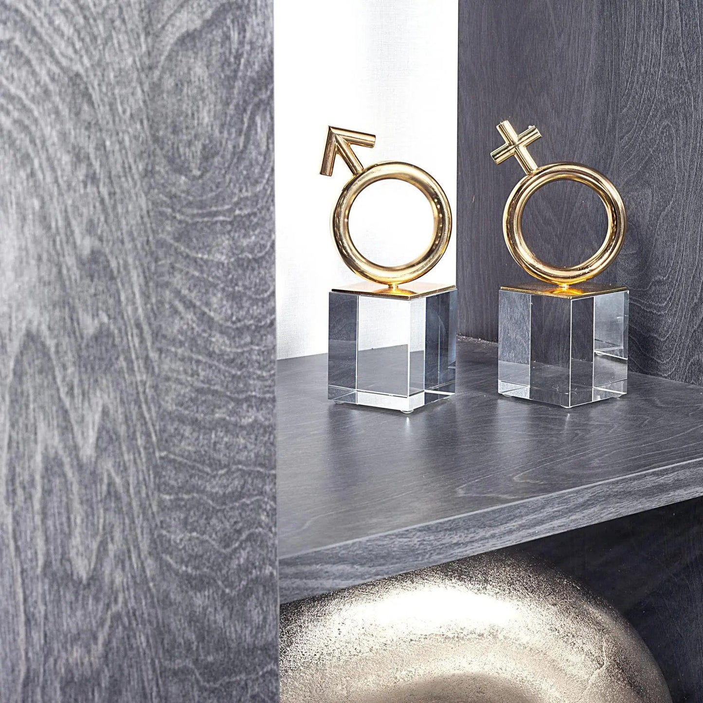 Ventura Single-Door Curio Cabinet | Gray Birch