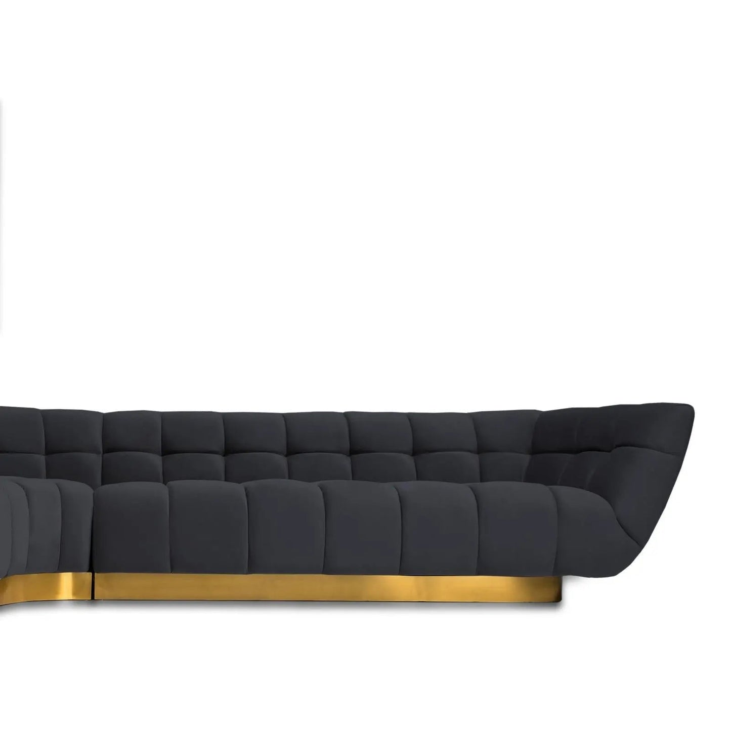 Vera Modular Sectional – Gold Highlight