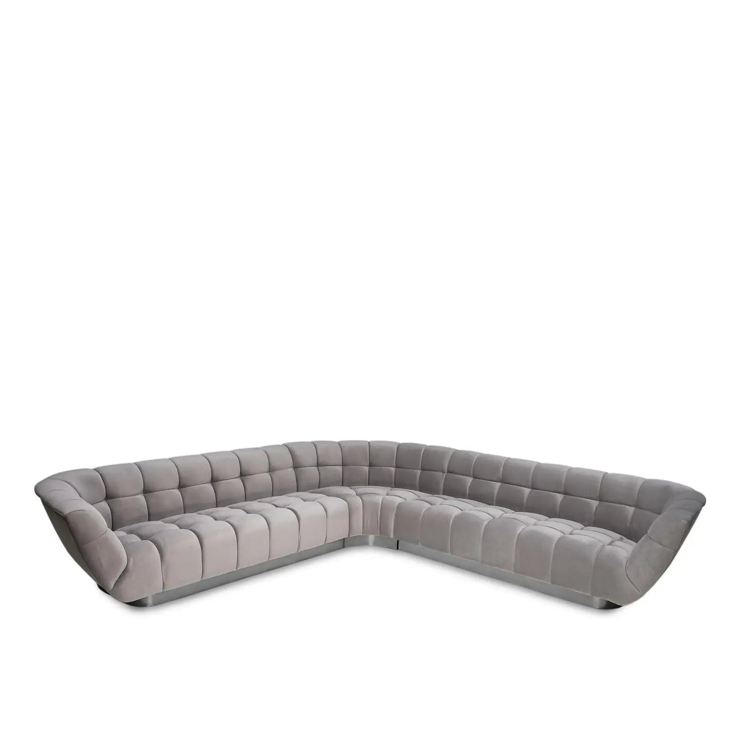 Vera Silver Light Gray Sectional