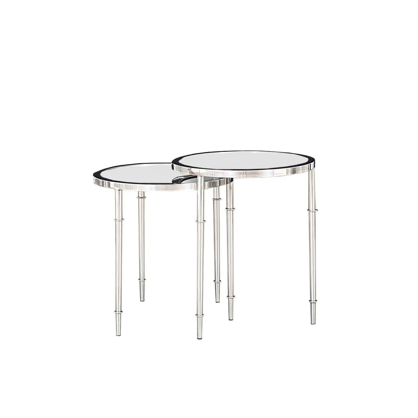 Veris End Table | Silver Accent with Contemporary Flair