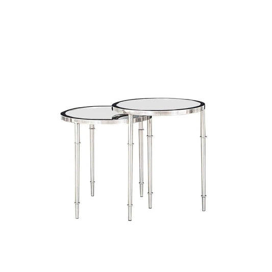 Veris End Table | Silver Accent with Contemporary Flair