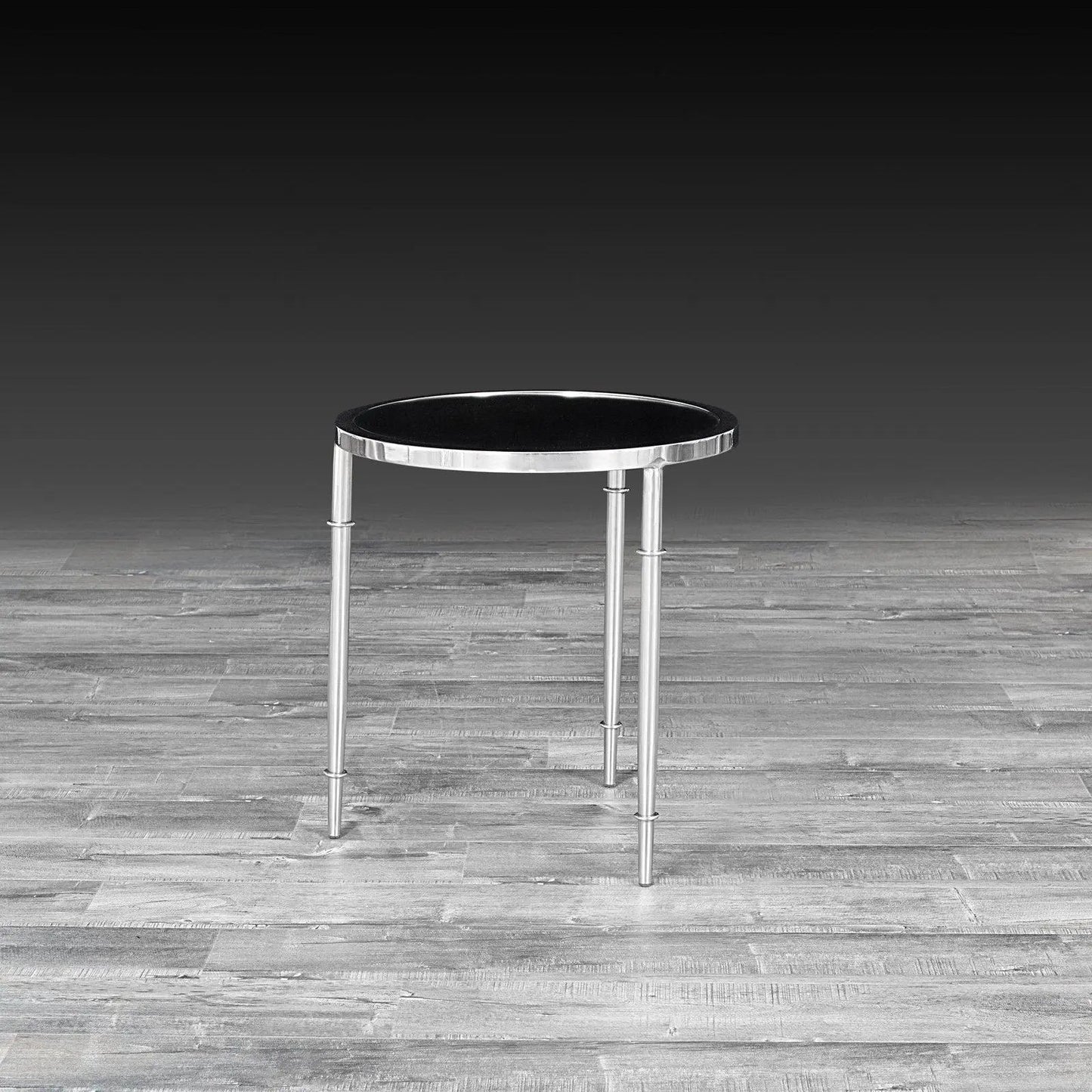 Veris End Table | Silver Accent with Contemporary Flair