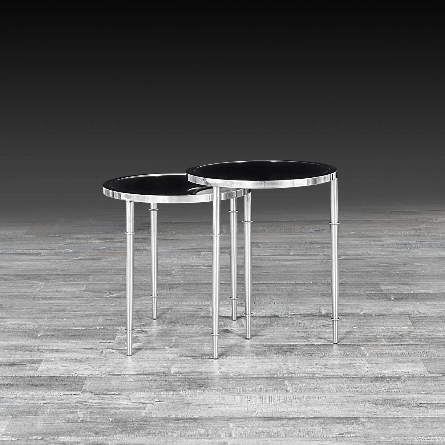 Veris End Table | Silver Accent with Contemporary Flair