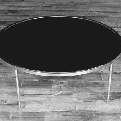 Veris Silver Coffee Table with Modern Design