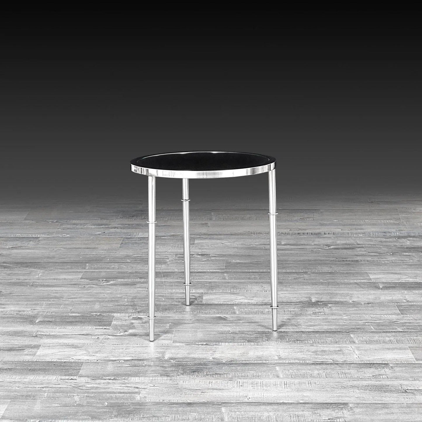 Veris End Table | Silver Accent with Contemporary Flair