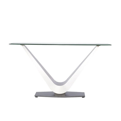 Vittoria Luxe Silver Console Table
