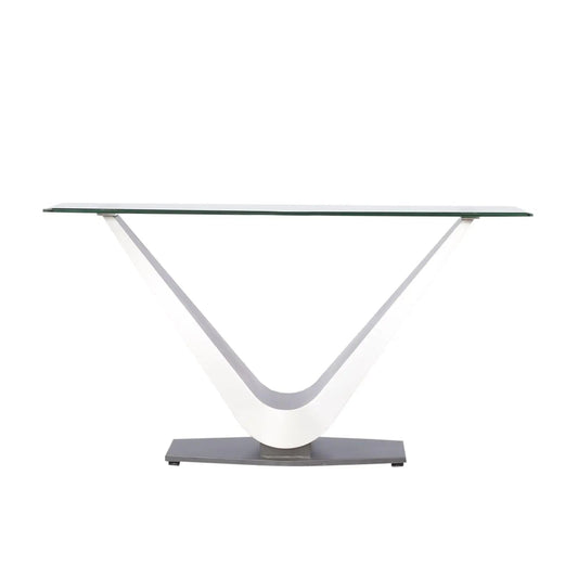 Vittoria Luxe Silver Console Table