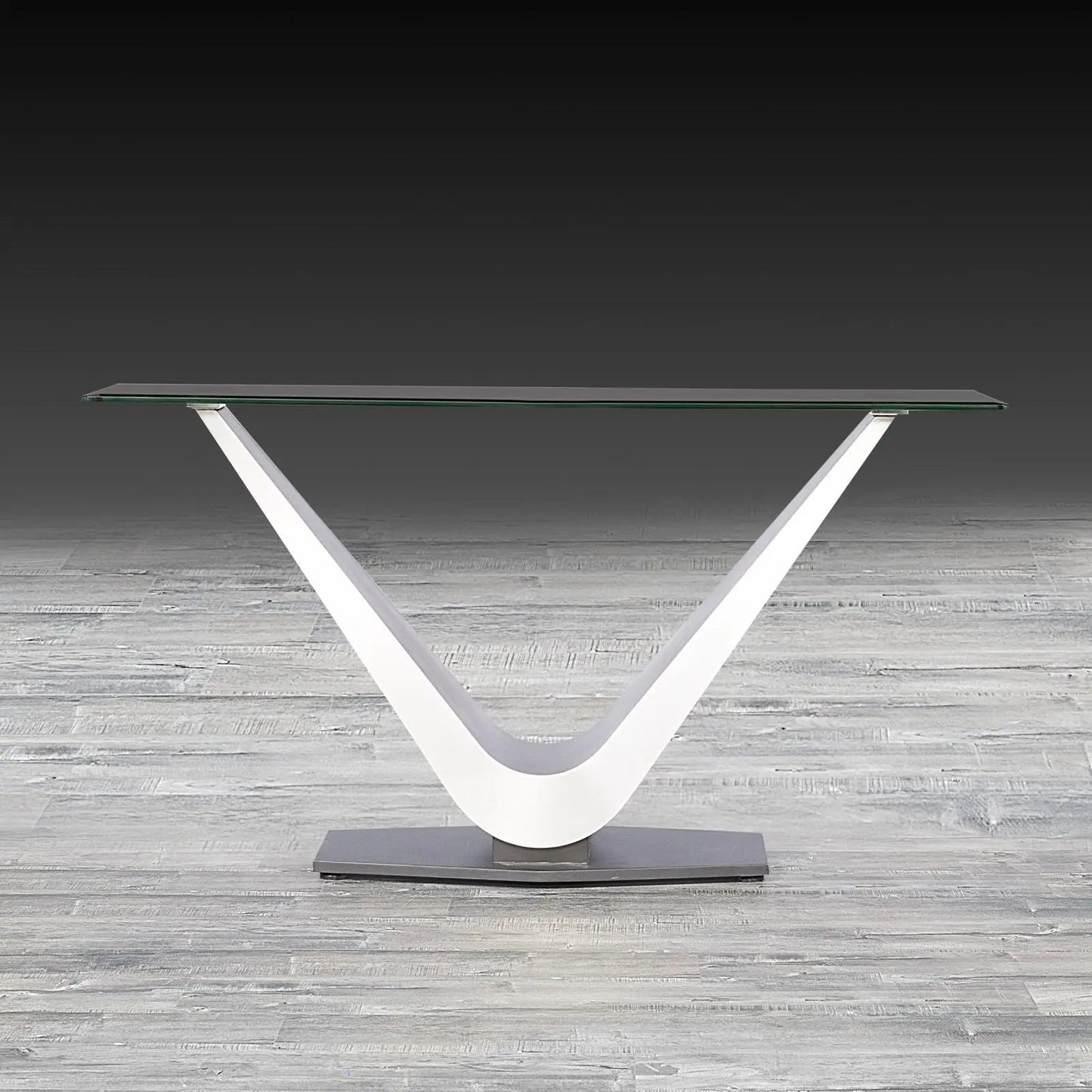 Vittoria Luxe Silver Console Table