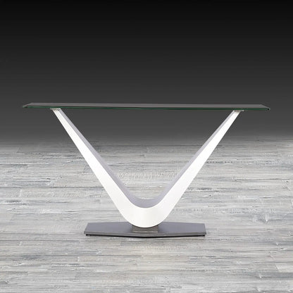 Vittoria Luxe Silver Console Table