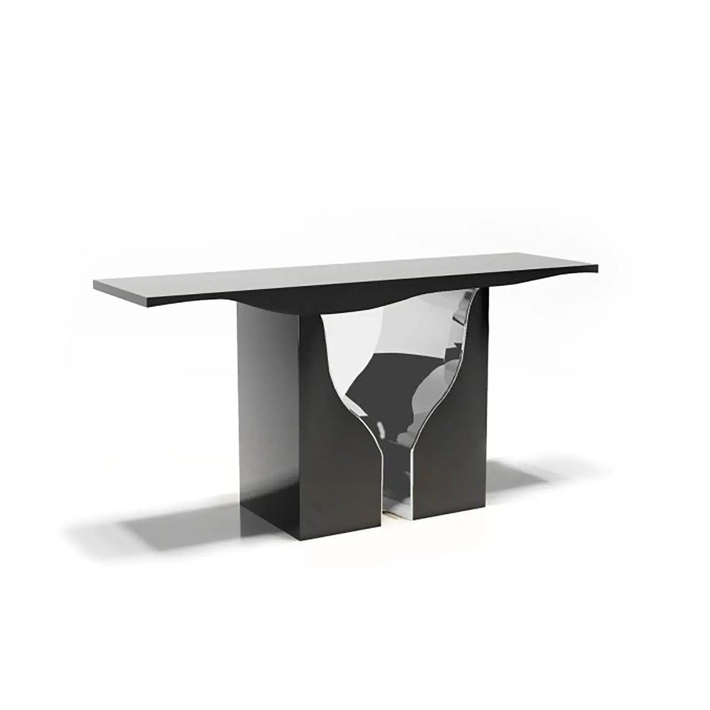 Vivaldi Black Silver Console Table Roberto Grassie