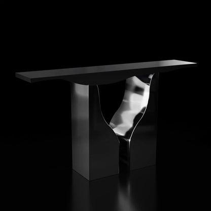 Vivaldi Sleek Black Console Table