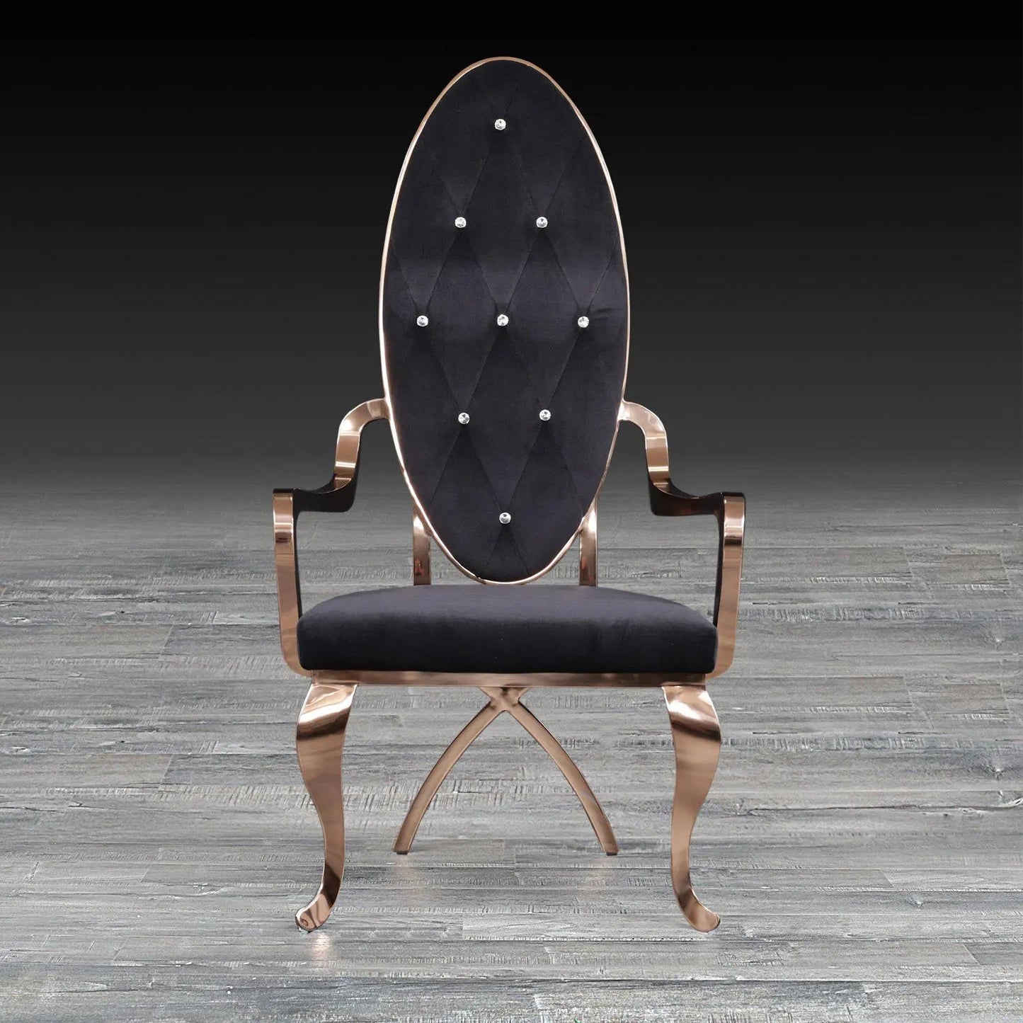 Wonderland Rose Gold Luxury Dining Chair