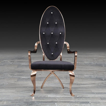 Wonderland Rose Gold Luxury Dining Chair