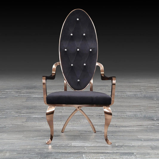 Wonderland Rose Gold Luxury Dining Chair