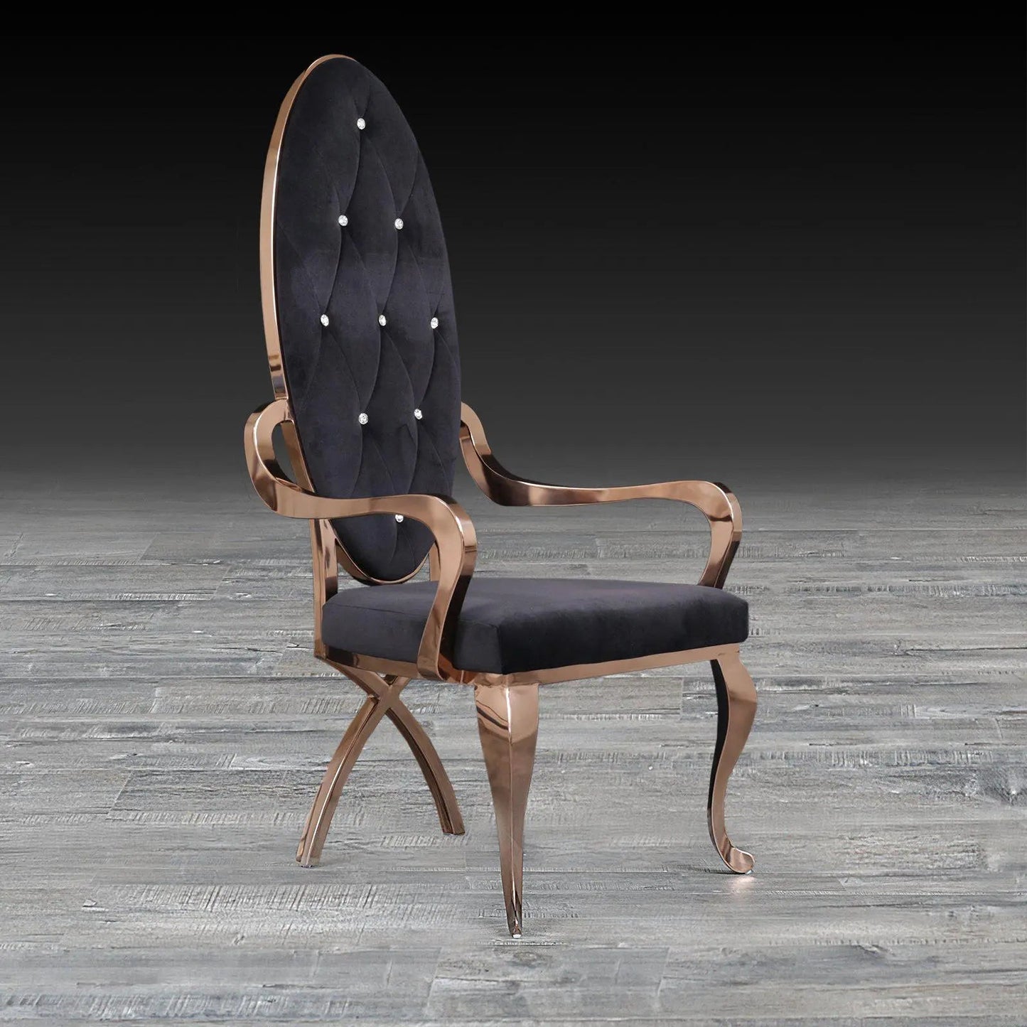 Wonderland Rose Gold Luxury Dining Chair