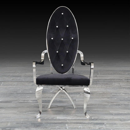 Wonderland Silver Elegant Dining Chair