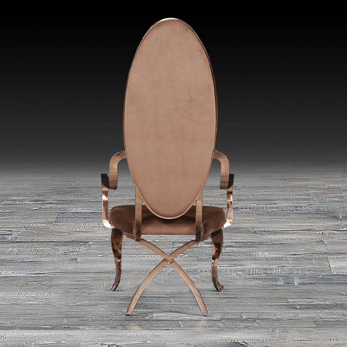 Wonderland Rose Gold Luxury Dining Chair