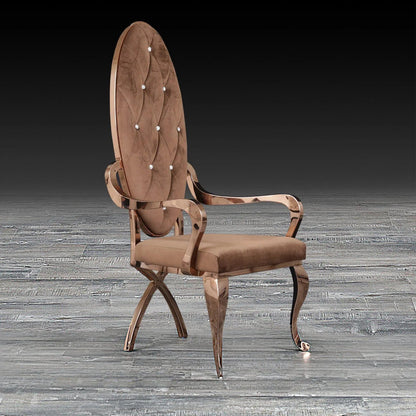 Wonderland Rose Gold Luxury Dining Chair